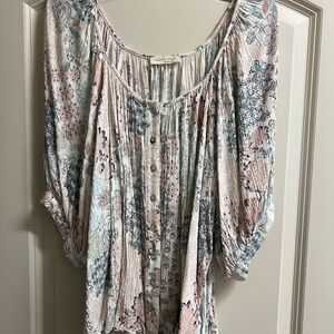 Floral Boho Blouse - Multicolor